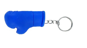 Llavero de Mini Guante de Boxeo de Felpa Azul y Blanco, Unisex, para Accesorios de Boxeo - Product Image 2