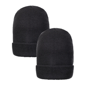 Custom Private Label Thermal Merino <b>Wool</b> Classic <b>Beanie</b> Winter Cap Bulk Hot Selling Luxury <b>Wool</b> Classic <b>Beanie</b> Custom Logo - Product Image 2