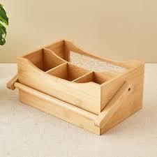 Support à stylos en bois pour bureau, organiseur de bureau artisanal pour stylos, crayons et fournitures de papeterie - Product Image 2