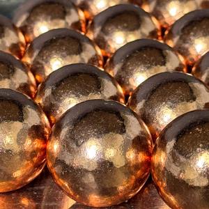 Créations anciennes faites à la main, sphère en cuivre pur personnalisée, boule décorative en cuivre martelé, cadeau promotionnel - Product Image 2