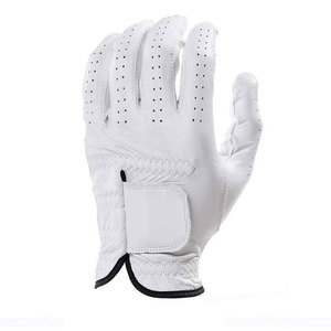 Guante de Golf Ligero y Transpirable con Dedos Completos y Logotipo Personalizado OEM para Hombre, de Cuero Genuino de Primera Calidad, Suave, Cómodo y Antideslizante - Product Image 3