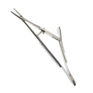 SHAHZIK INTERNATIONAL SI-SIt-26 Portaagujas Quirúrgico Ortopédico Recto Dentado con Bloqueo de Pulgar, Instrumento de Acero Inoxidable - Product Image 5