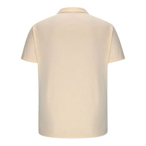 เสื้อยืดผู้ชายไซส์ใหญ่ ผ้าโพลีเอสเตอร์ถัก แห้งเร็ว แขนสั้น ติดกระดุม สไตล์ลำลอง ธุรกิจ สีพื้นเรียบ - Product Image 3