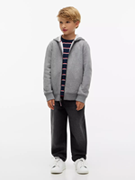 Sweat-shirt à capuche zippé en polaire personnalisé pour homme, coupe ample, couleur unie, avec poche avant, qualité supérieure, produits en gros
