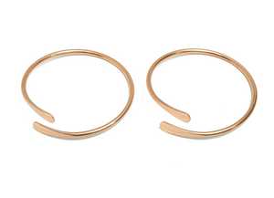 Bracelet manchette artisanal en cuivre pur, finition plate, bijou de guérison en cuivre massif pour femmes et hommes, plaqué OEM. - Product Image 3