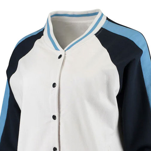 Hip Hop Fashion Streetwear Oversized Hooded Windproof Quilted <b>Canvas</b> <b>Jacket</b> Custom Embossed Logo Letterman Baseball Uniform Men - Product Image 4