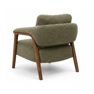 Fauteuil d'appoint luxueux en teck rembourré – Sièges de salon haut de gamme pour hôtels, villas, appartements et salons - Product Image 4