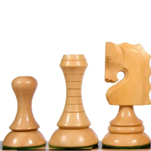 Juego de ajedrez catalán de lujo 1929 Barcelona Joc, reproductos de rey de 4.3 pulgadas en ébano y madera de boj, al mejor precio - Product Image 1