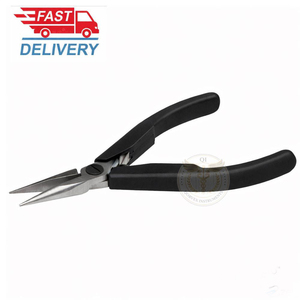Alicates de punta fina Snipe con mango sintético, mandíbula lisa, acero inoxidable de alta calidad, herramienta para hacer joyas, 6.00 pulgadas, DIY, QORVEX INSTRUMENTS - Product Image 2