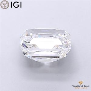 Diamant de laboratoire CVD certifié IGI, 4,01 carats, taille Asscher, couleur D, clarté VVS2, idéal pour les bijoux de créateurs sur mesure - Product Image 3