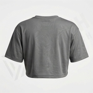 เสื้อครอปท็อปผ้าฝ้ายสีตามสั่งสำหรับผู้หญิง แฟชั่นฤดูร้อน เสื้อกล้าม เสื้อยืดสตรีทแวร์ ฟิตเนส ออกกำลังกาย เสื้อผ้ากีฬา - Product Image 2