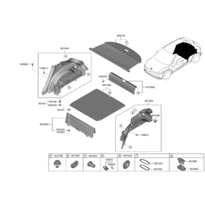 IONIQ 5 Nouvelles pièces et accessoires pour voitures et camions 85715GI000YGN - Product Image 2