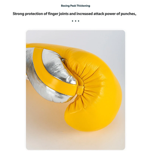 Guantes de Boxeo LaceUp, Nueva Llegada, Guantes de Boxeo de Cuero con Logotipo Personalizado, Guantes de Boxeo Profesionales para Entrenamiento de MMA - Product Image 4