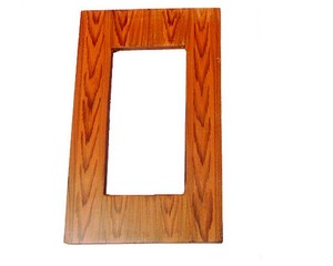Rectangular Wood Photo <b>Frame</b> Green Rustic Tabletop Vertical - Product Image 2