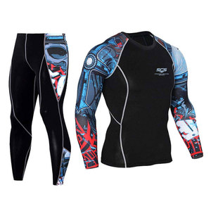 Service OEM, Combinaison de Compression pour Hommes, Séchage Rapide, Respirante, Vêtements de Sport, Combinaison de Compression, Fabricant d'Usine - Product Image 4