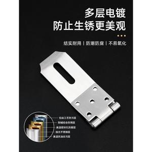 Stainless Steel Door Latch 40mm High Security <b>Padlock</b> For Cabinet Wooden Door - Product Image 5
