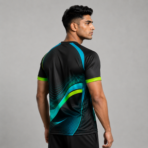 Ensemble de maillot de volley-ball rouge personnalisé, maillot sans manches à col en V avec short, uniforme en polyester respirant pour adultes - Product Image 3