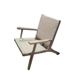 Chaise en osier en rotin pour usage extérieur et intérieur Chaise de salle à manger avec rotin et cadre en bois Meubles de haute qualité - Product Image 2