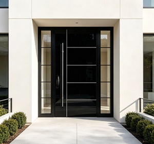 Hand-forged Wrought Iron Entrance Gate Featuring Exquisite Modern Design; Manual Operation Easy Assembly Suitable for Outdoor - Product Image 4