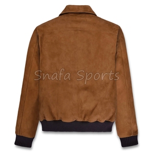 Chaqueta de cuero con cuello vuelto, cremallera y bolsillos, diseño personalizado para mujer, ropa de moda, la mejor chaqueta para damas. - Product Image 6