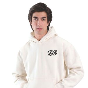 Sweat à capuche unisexe Premium Ivoire en molleton de coton doux, style décontracté streetwear - Product Image 4