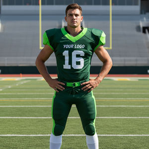 Uniforme de Fútbol Americano Sublimado Personalizado de Alta Calidad, Conjunto de Uniformes de Fútbol de Poliéster - Product Image 5