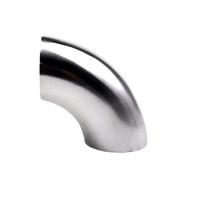 Acier inoxydable sanitaire 304 316 90 °   Raccord de tuyauterie soudé sans soudure à rayon court de 10 mm, haute pression, qualité alimentaire