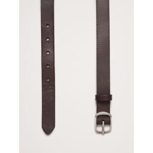 Ceinture de luxe en cuir de vachette et acier, 100 % originale, personnalisée, pour homme, tendance, écologique, imperméable, style européen formel - Product Image 3
