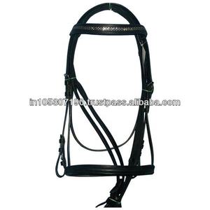 Brides Anglaises pour Chevaux Licol en cuir - Product Image 2