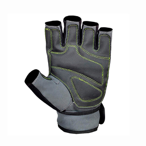 Gants de fitness athlétiques antidérapants pour hommes et femmes, à demi-doigts, avec fermeture à lacets, pour l'entraînement et la musculation, en Spandex – Grande Vente - Product Image 2