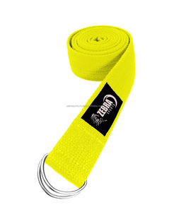Correa de Yoga de Algodón con Anillo en D ZEBRA SPORTS YS-101 - Duradera y Ligera para Ejercicios de Fitness de Piernas y Uso Deportivo - Product Image 5