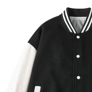 Chaqueta Varsity de Lana de Alto GSM con Mangas de Cuero PU, Parche Personalizado, Estilo Letterman, Proveedor Mayorista, Chaqueta Varsity Unisex - Product Image 3