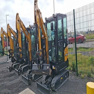 Mini-excavatrice sur chenilles Sany SY18C d'occasion de qualité, pour le déchiquetage forestier, la coupe d'arbres, la démolition, taille compacte, haute performance pour la ferme - Product Image 1