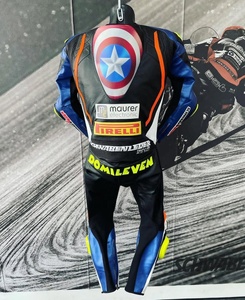 Combinaison de course pour moto, respirante, en cuir lourd pour adultes, fabriquée au Pakistan, tailles personnalisables, toutes saisons - Product Image 1