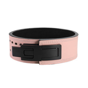 Custom Logo Fitness Spots Workout Training Gym Back Waist Cowhide Weightlifting Powerlifting Leather Weight Lifting Lever Belt - Product Image 6