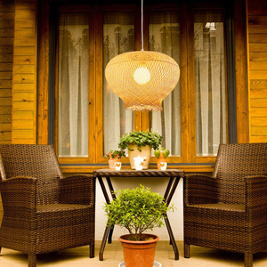 Luxury Bamboo Chandelier Sustainable Handmade <b>Light</b> For Modern Interior Design - Product Image 5