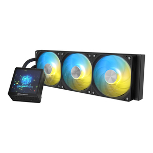 ซิลเวอร์สโตน E240 MAX รุ่นสีดำ ชุดระบายความร้อนซีพียูแบบ AIO ขนาด 240 มม., จอ LCD ขนาด 3.95 นิ้ว, ARGB, พัดลม PWM, รองรับ Intel LGA 1851/1700/1200, AMD AM5/AM4 - Product Image 2