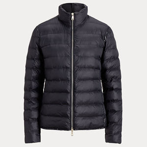 Veste d'hiver personnalisée à fermeture éclair intégrale pour femme, doudoune matelassée décontractée, blouson bomber noir - Product Image 1