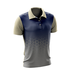 Camiseta Deportiva de Manga Corta para Hombre, Sublimada, 100% Poliéster, de Alta Calidad, Anti-Pilling, Transpirable, para Golf y Tenis - Product Image 1