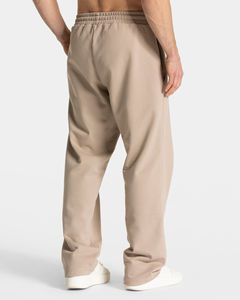 Pantalon de jogging homme en molleton de coton, coupe droite, couleur taupe, personnalisable avec logo OEM, pour le sport et la gym, vente en gros - Product Image 2