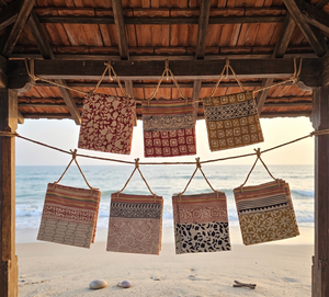 Wholesale Hand Block <b>Print</b> Floral Sarong Silk Border Indian 100% Soft Cotton Beach Wrap Boho Pareo Cover Handmade <b>Extra</b> <b>Large</b> 1 - Product Image 3