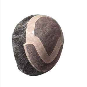 Perruque pour homme la plus vendue, en cheveux Remy, avec dentelle frontale mono et dentelle HD transparente, Toupee Taz Hair Bangladesh, perruques en cheveux humains de haute qualité - Product Image 5