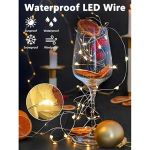 3-Pack 78FT 240 LED Fairy <b>Lights</b> Battery Operated <b>with</b> <b>Timer</b> Remote Waterproof Indoor Outdoor 8 Modes Twinkle Party Lighting - Product Image 3