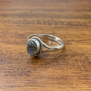 Handmade 925 Sterling Silver Unisex <b>Labradorite</b> <b>Ring</b> (3.0 Grams) Trendy Fashion <b>Rings</b> Gift Jewelry - Product Image 2