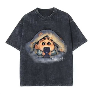 ผู้ผลิตเสื้อยืดฮิปฮอปขนาดใหญ่พิเศษ ผ้าฝ้าย 100% เสื้อผ้าลำลองเนื้อผ้านุ่ม พิมพ์ลายตามสั่ง ขายส่งเสื้อผ้า ผ้าเนื้อยืด - Product Image 1