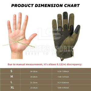 ถุงมือเพนท์บอลหนังคุณภาพสูงพร้อมแผ่นรองฝ่ามือเสริมความแข็งแรง สายรัดข้อมือปรับได้กันลื่นเพื่อความกระชับพอดี - Product Image 6