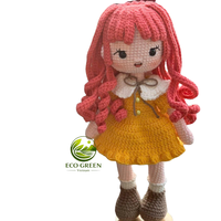 Muñeco de Ganchillo Kawaii, Amigurumi, Juguete de Peluche, Estilo Anime, Adorno Suave para Regalo de Baby Shower, Venta al por Mayor, Hecho a Mano
