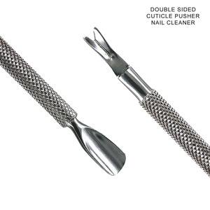 Empujador de Cutículas de Acero Inoxidable, Herramienta Profesional de Belleza con Punta Curva para Esmalte de Gel - Product Image 2