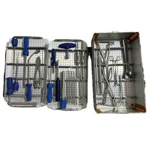 ชุดเครื่องมือผ่าตัดกระดูกและข้อสำหรับการยึดตรึงกระดูกและผ่าตัดบาดแผล พร้อมถาดสำหรับใช้ในโรงพยาบาลและคลินิก - Product Image 1