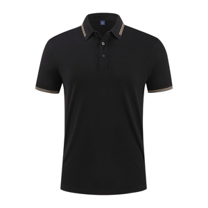 เสื้อโปโลผ้าฝ้าย 240GSM สกรีนโลโก้ตามสั่ง เสื้อกอล์ฟคอปกสำหรับผู้ชาย - Product Image 3